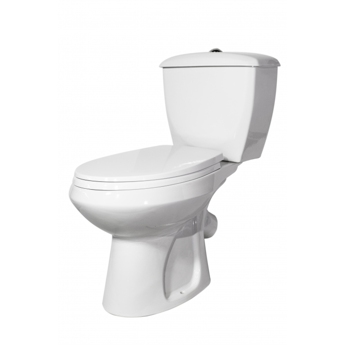 картинка Унитаз-компакт Элисса стандарт 1 сорт белый ниж. подвод с сиденьем 43301130202 Ст. Оскол 