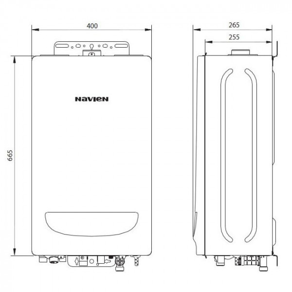 картинка Котел газовый Navien Deluxe S35k коаксиальный 