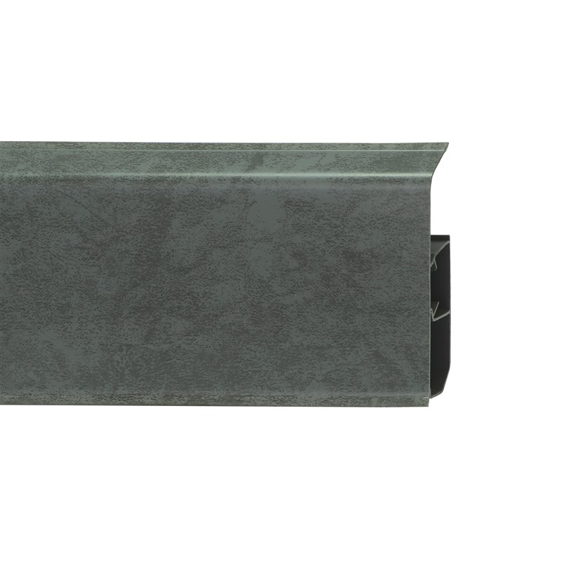 картинка Плинтус со съемной панелью 2.2 мм Royce 80мм (упак.15шт )340 Мрамор темный 