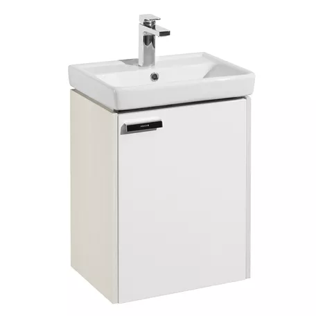 картинка Тумба Йорк 50M Белый/Выбеленное дерево ум. Тигода 50 Акватон 