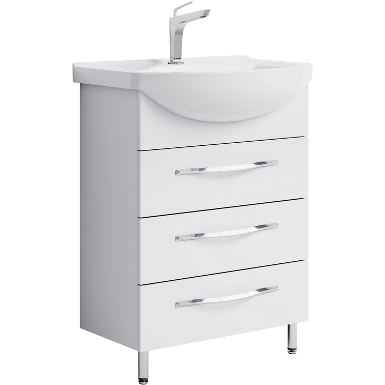 картинка Тумба Аллегро 85 ножки 3ящ.с рак Стиль 85 Т8/3 Agr.01.08/3 Aqwella 