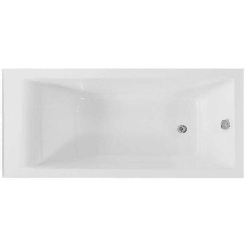 картинка Ванна Мальта 157*77*62 каменная белая каменные ножки 1160WMAL AQUA DE MARCO 