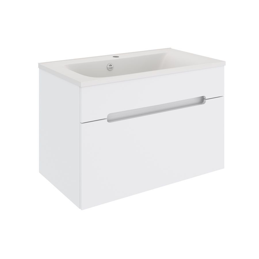 картинка Тумба Оливия 80 3 ящ. напольная белый без ум. AQUA DE MARCO 