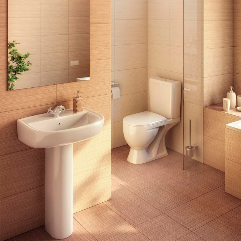 картинка Унитаз-компакт Ресса белый 19792 Rosa 