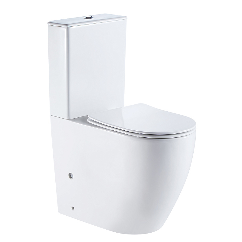 картинка Унитаз Mirada напольный в компл. с бачком и сид. дюропласт микролифт AZ-1289A Azario 