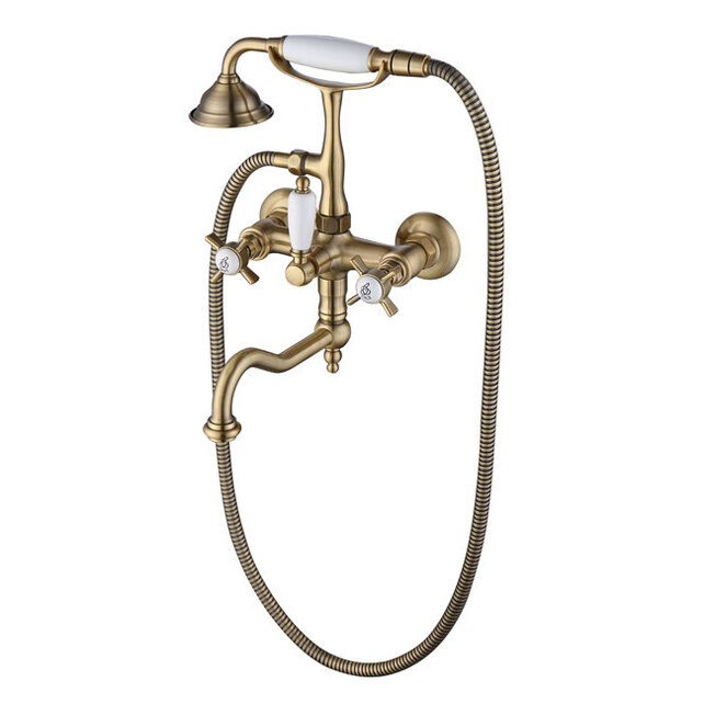 картинка Cмеситель для ванны с душ/к (бронза) 21-510-VOT Bristol Caprigo 