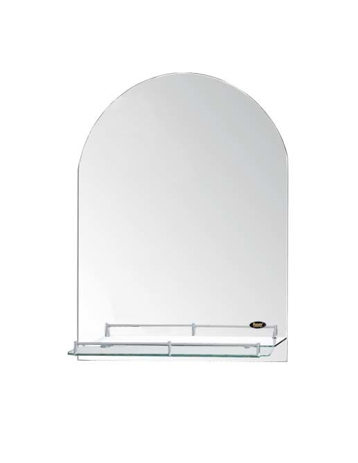 картинка Зеркало Potato 703 Зеркало серебро без светильника с полочкой 70*50 