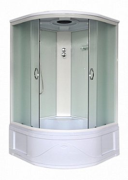 картинка Душевая кабина CS-1200 HI F, 120*120*215, выс. матовая, стекло 4мм, поддон 43 см (4 места) Loranto 