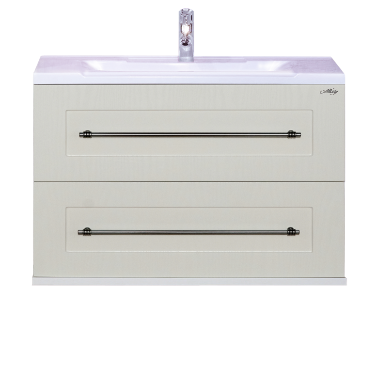 картинка Тумба Марта 80 подвесной белая факт ум. EVVA 80 D М Misty 
