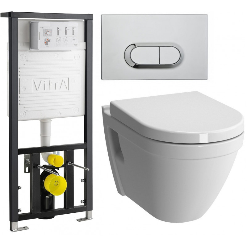 картинка Унитаз подвесной+инстал+сид микролифт Rem-ex S50 9003B003-7201 Vitra 