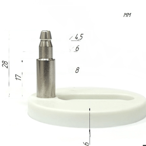 картинка Петли для крышки для унитаза (без крепления) 602482/603390 Creavit 