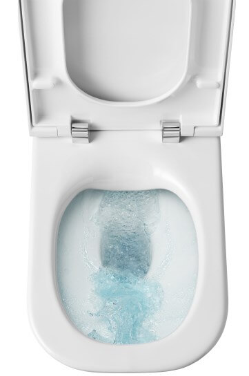 картинка Унитаз напольный The Gap Clean Rim Roca 