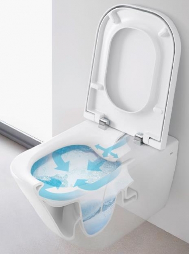 картинка Низ к унитазу Gap Clean Rim подвесной (без ободка) Roca 