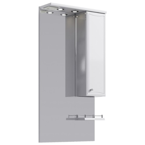 картинка Панель с зеркалом-шкафчиком и подсветкой Барселона Ba.02.55 Aqwella 