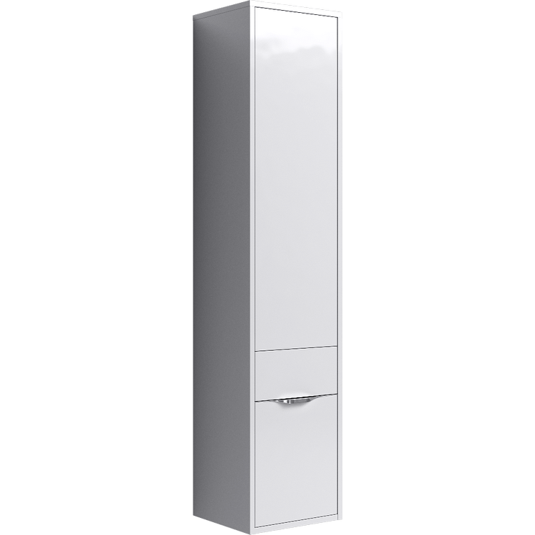 картинка Пенал Malaga П3/R R подвесной белый Mal.05.03/R Aqwella 