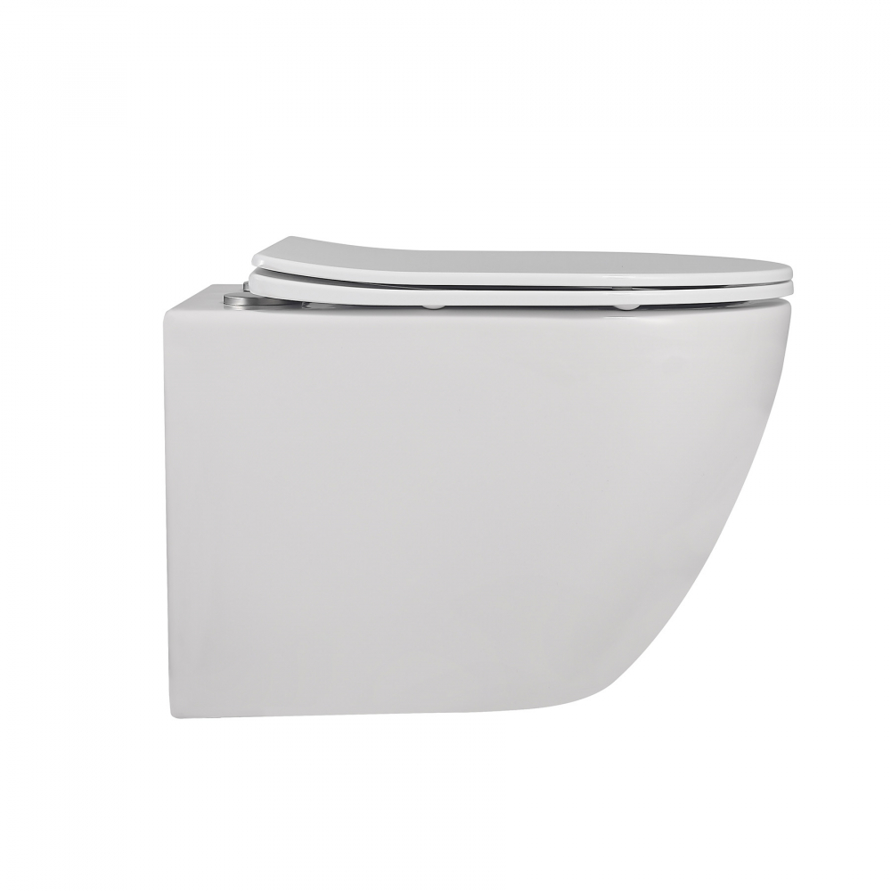 картинка Унитаз Bequem подвесной белый безободковый AC1100 Abber 