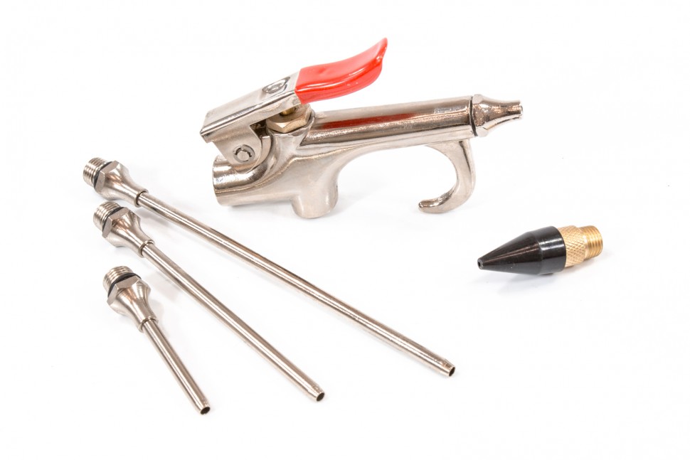 картинка Набор продувочный пистолет пневмат в комплекте с насадками Matrix 57338 