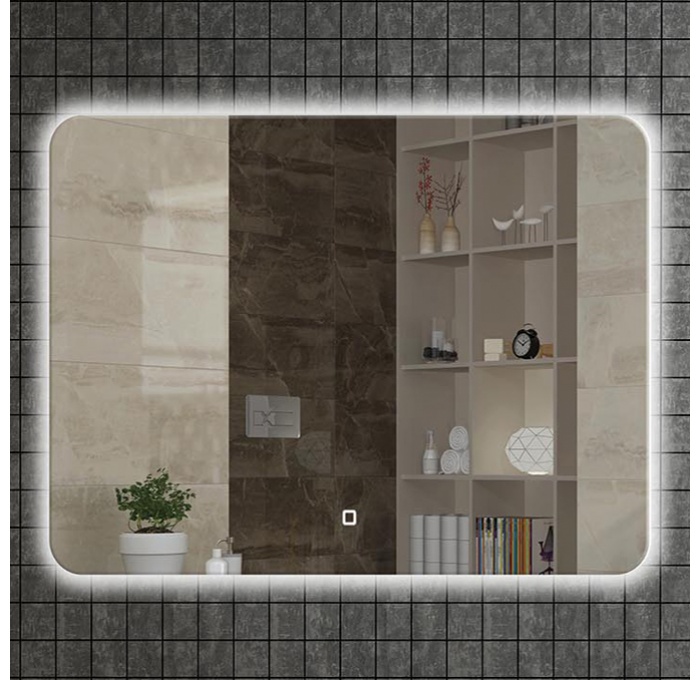 картинка Зеркало VALLESSI с круговой тыльной подсветкой 80*70 544/2 Boheme 