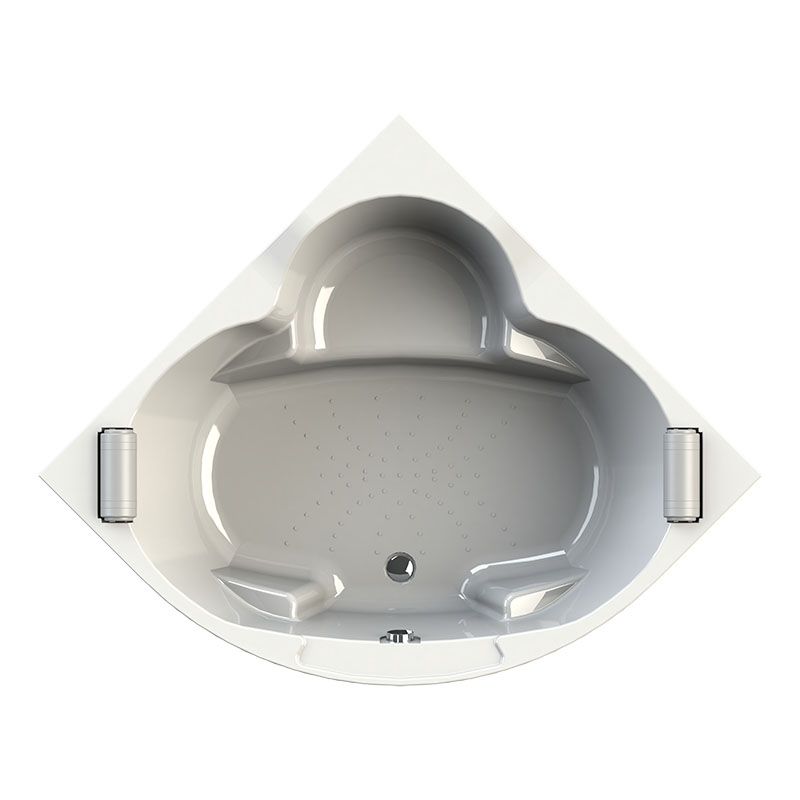 картинка Ванна Сорренто 2 140*140 с/п золото, молдинг золото, смеситель Бурже золото Radomir 