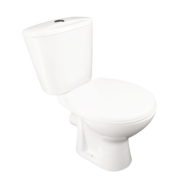 картинка Унитаз-компакт Универсал New Лобня прямой выход бок. подвод с сиденьем ЛЗФС 