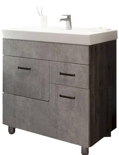 картинка Тумба Маргарет 80 напольная с 2 ящ. с столешнц. Челси 80 Misty 