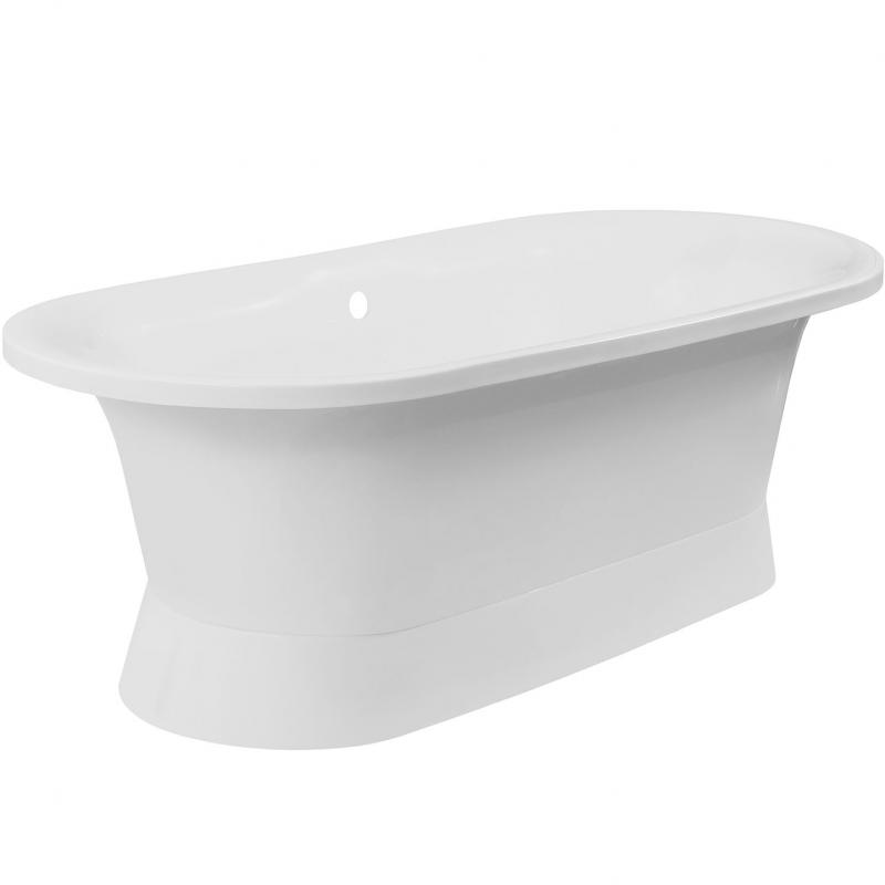 картинка Ванна Валенсия 170*83*61 каменная белая матовая AQUA DE MARCO 