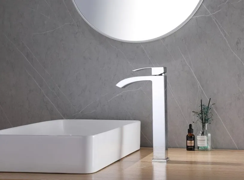 картинка Смеситель Wasserfall для накладной раковины, хром AF8611 Abber 