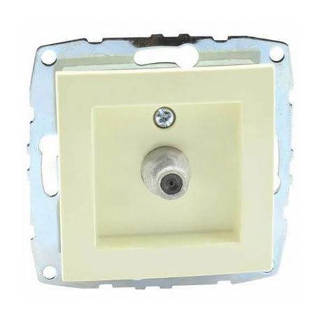 картинка Механизм розетки TV с экраном крем Mono Despina 500-001705-138 