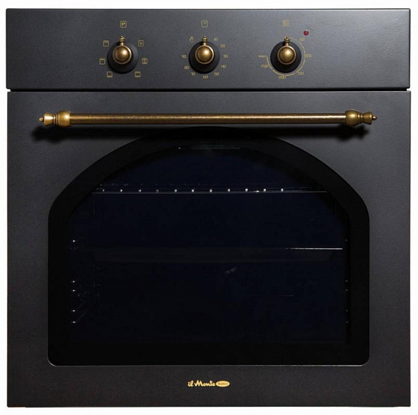 картинка Духовой шкаф электрический Il Monte BO-60 black rustico 