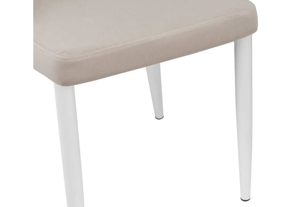 картинка Стул Кора бежевый (california 102)/5K белый каркас 