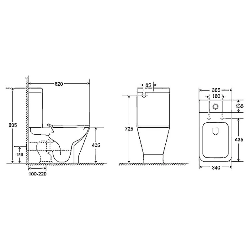 картинка Унитаз Joy напольный безободковый с бачком сиденьем микро. арм 2 место AZ-2168-UQ3 Azario 