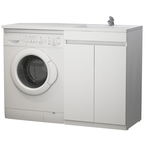 картинка Тумба Модерн 680 (ум Марко 24-1300 Чаша справа) белый Кронштейн правый Марко-24 Я Мебель 