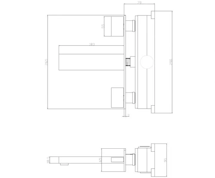 картинка Смеситель Daheim для раковины скрытого монтажа, хром AF82122 Abber 