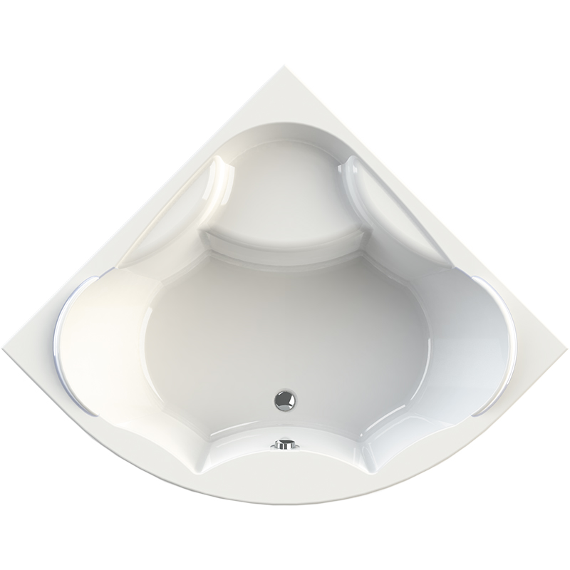 картинка Ванна Сандра 149*149 с/п бронза, молдинг бронза, смеситель Бриз бронза из-в линкольн большо Vannesa 