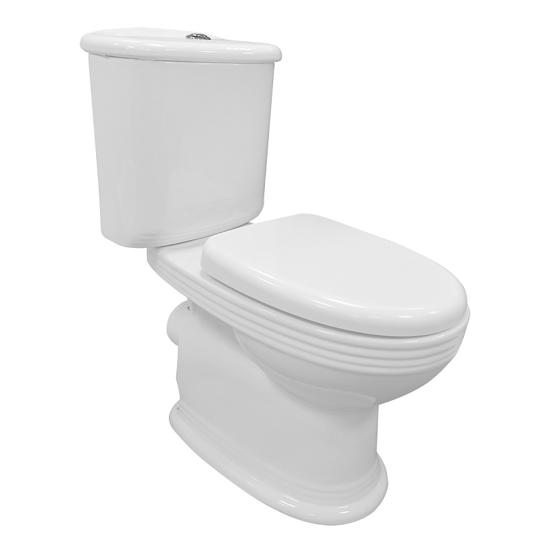 картинка Унитаз Benty напольный в компл. с сид. дюропласт микролифт 660*400*770 2 места AZ-237 Azario 