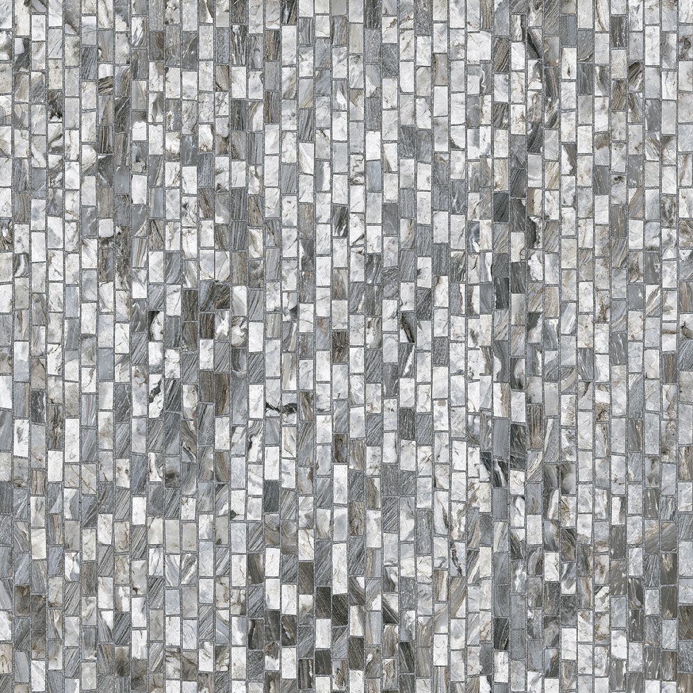 картинка Плитка керамическая Венеция д/пола мозаика серая люкс 40*40см (1.6м2/10шт) 