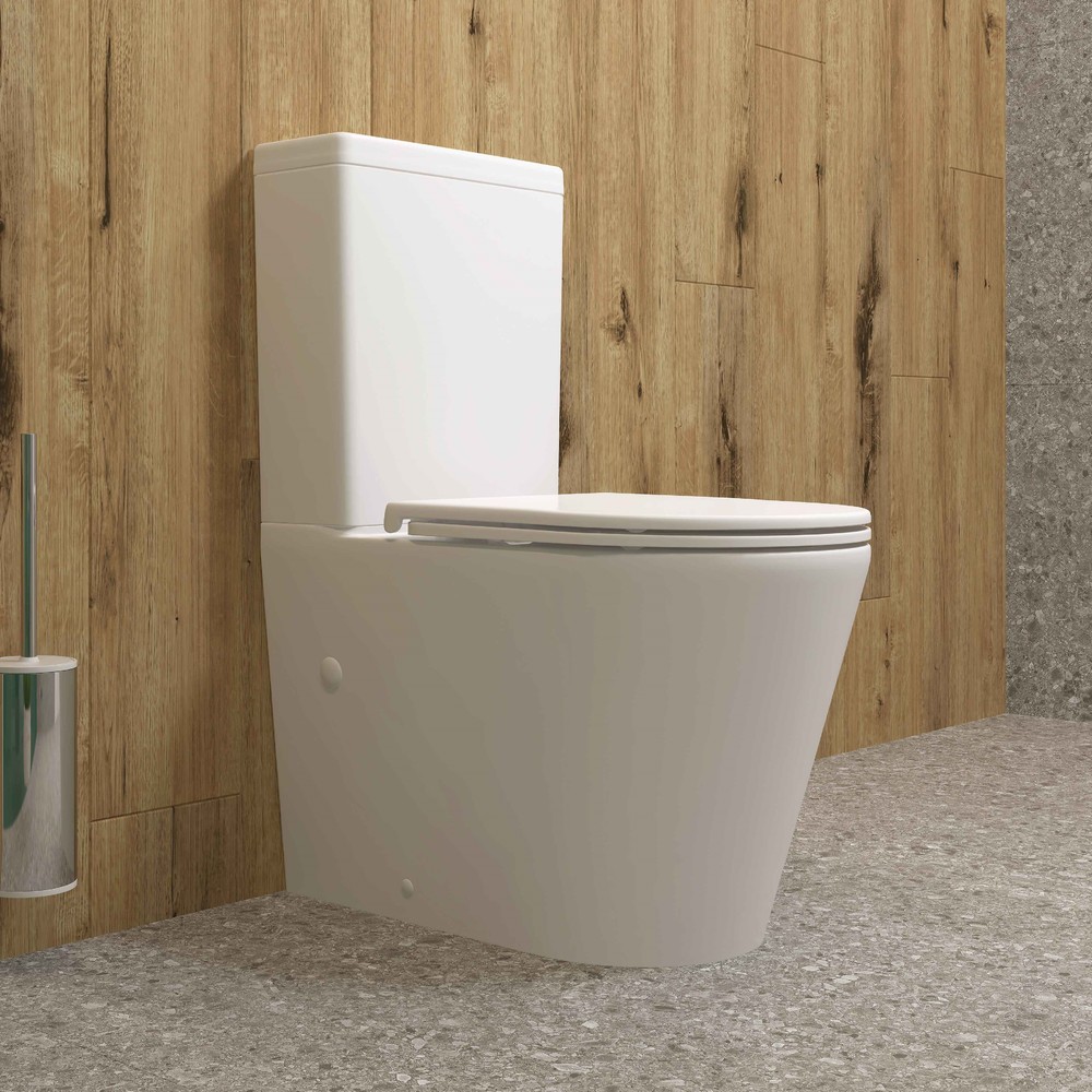 картинка Унитаз-компакт А2807 безободковый, сид. тонкое ДП, уд. патр., крепл., армат., гориз. выпуск Eva Gold 