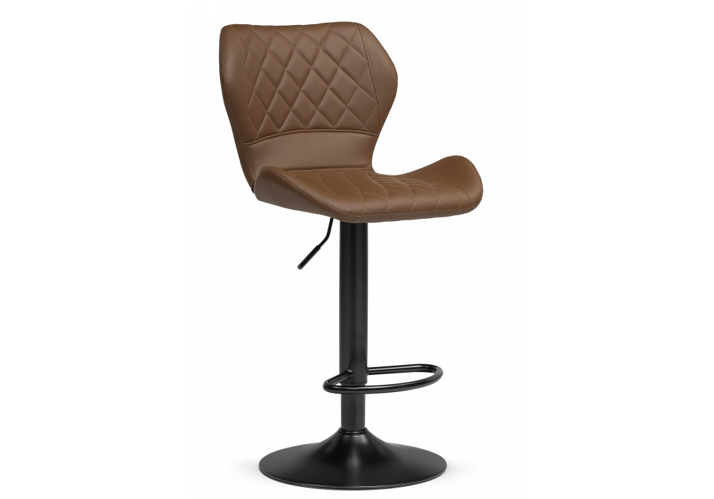 картинка Стул барный Porch Brown EDC-006 197-1 Black Base 