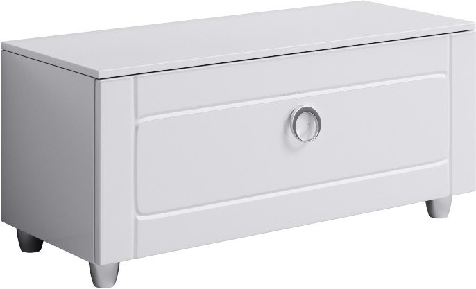 картинка Тумба напольная Инфинити с ящиком белый Inf.03.10 TM Aqwella 