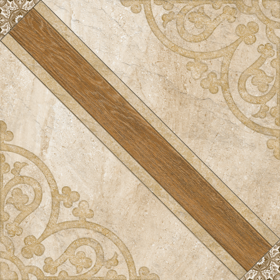 картинка Керамогранит Перфект 6046-0169 д/пола бежевый 2сорт 45*45см (1.42м2/7шт) 