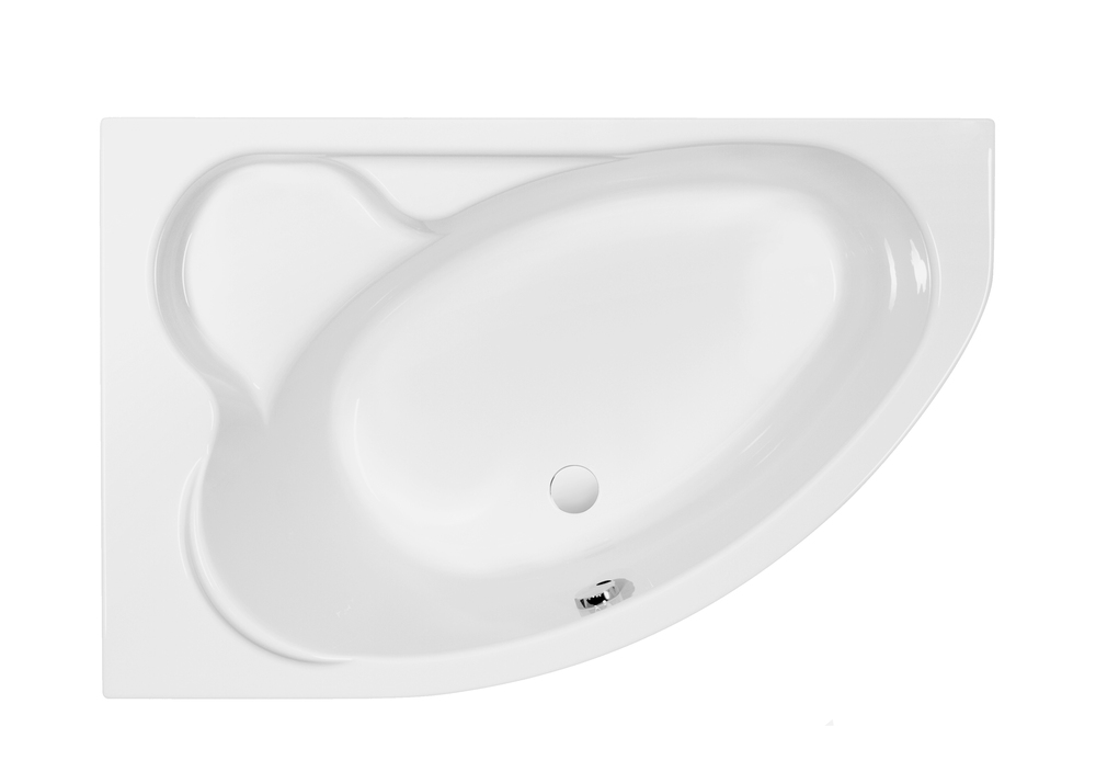 картинка Ванна корыто.: KALIOPE 153x100, левая, ультра белый, Сорт1, Cersanit 