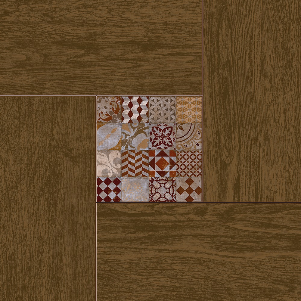 картинка Плитка керамическая Bellariva д/пола коричневый 42*42см (1.41м2/8шт) (33.84) 