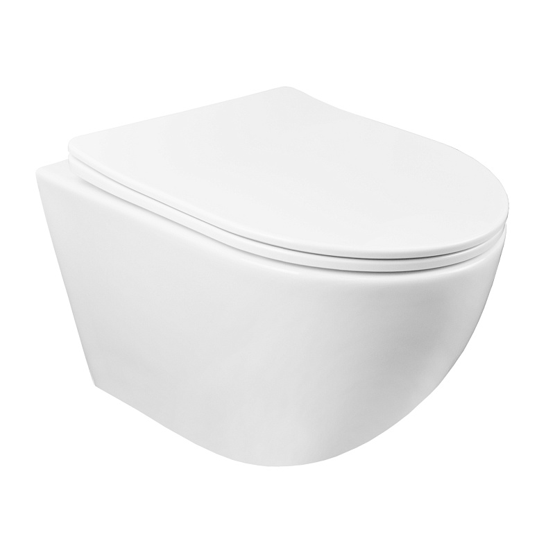 картинка Унитаз Grado скрытое AZ-0046-UQ3 подвесной безободковый Azario 