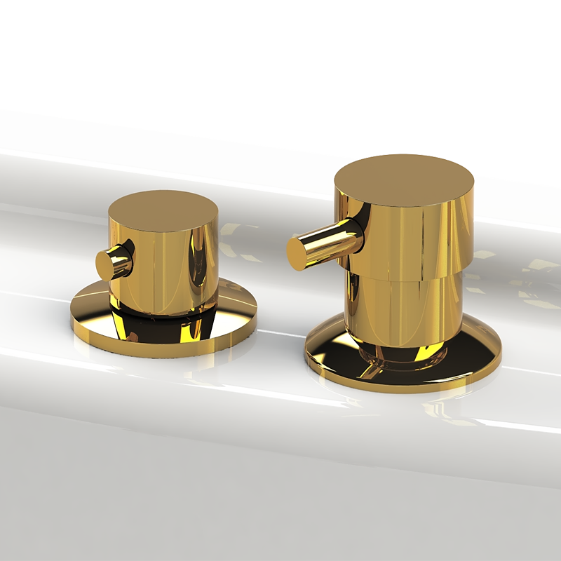 картинка Смеситель Бриз-Gold Излив к смесителю Линкольн большой ручка керамическая Radomir 