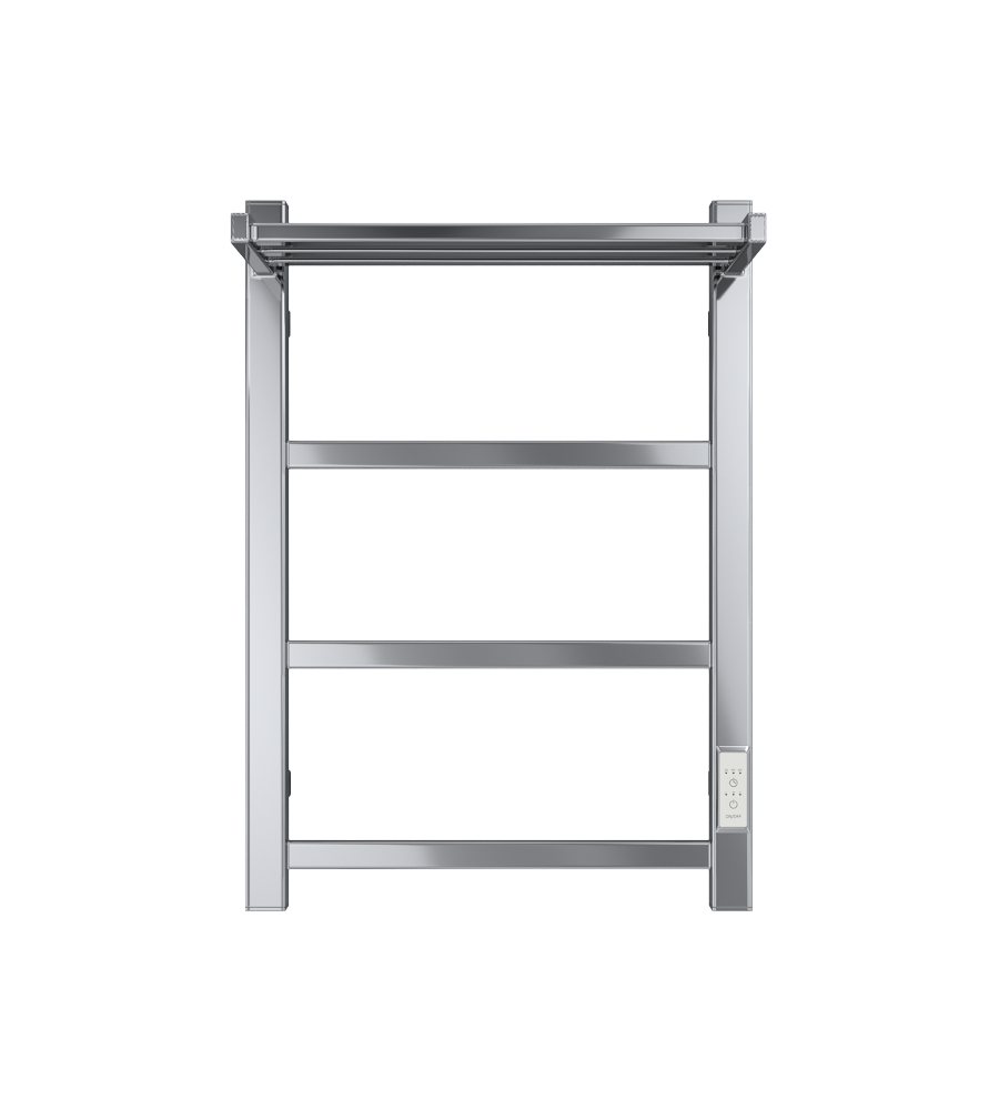 картинка Полотенцесушитель FJ Plaza neo 80/50 Электрич.(К диммер квадрат Полированный) 