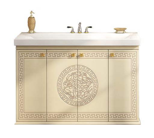 картинка Комплект Olimpia lux 120 бежевая патина прямой ум.Misty D-4019 120 Misty 