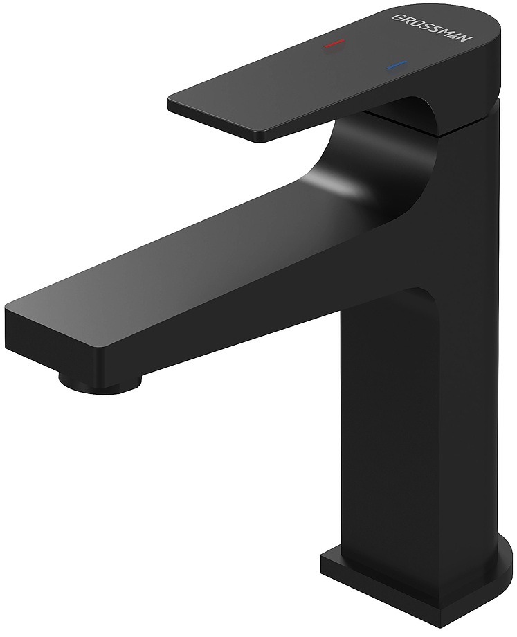 картинка Смеситель для раковины Classic черный матовый 510.K35.04.210 Grossman 