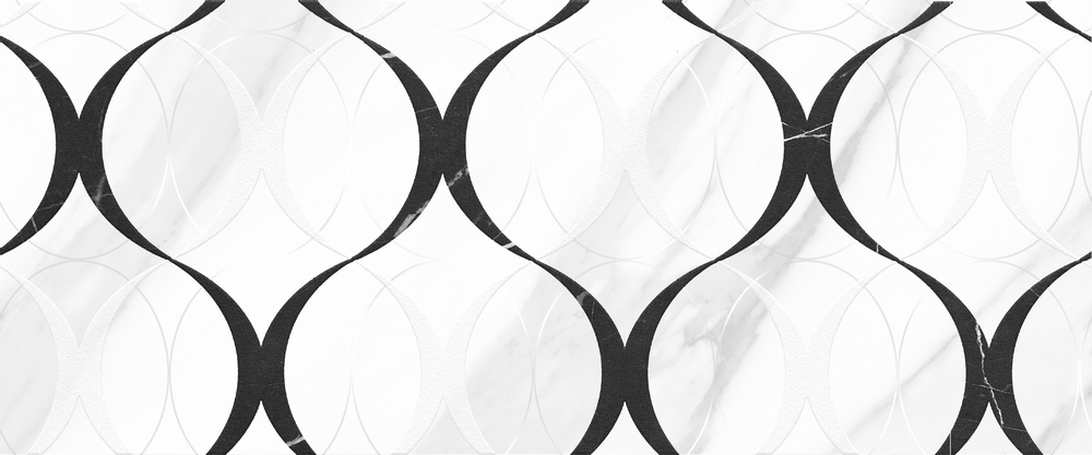 картинка Плитка керамическая Aurora GT 10100000452 д/стен верх серый узор 04 25*60см (1.2м2/8шт) Global Tile 