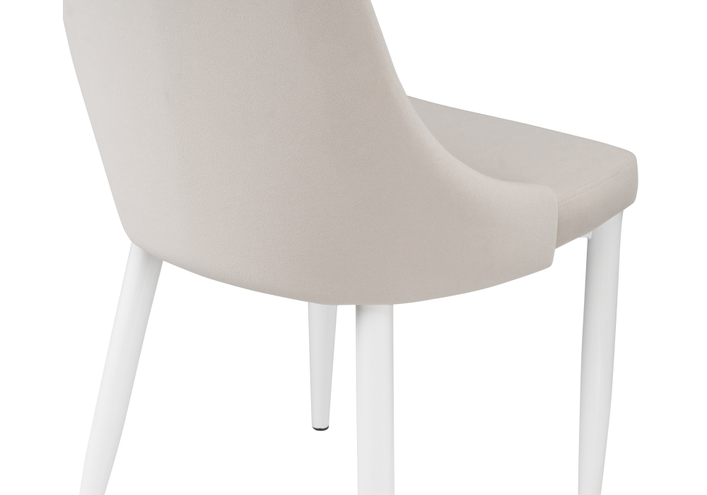 картинка Стул Кора бежевый (california 102)/5K белый каркас 