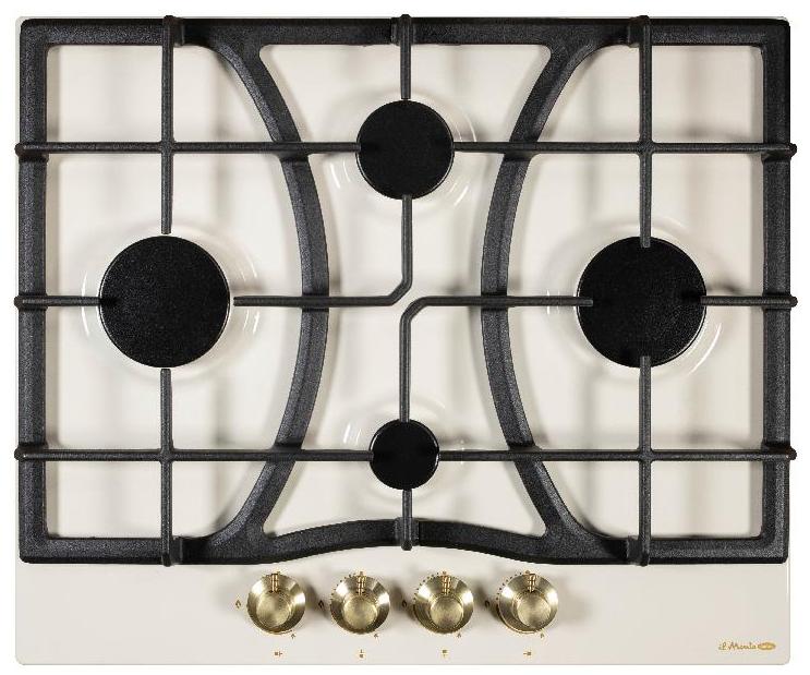 картинка Варочная поверхность газовая Il Monte BH-651E NSD ivory rustico 